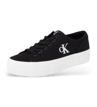 Calvin Klein Jeans Turnschuhe Vulc Flatform Low schwarz