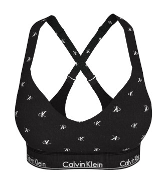 Calvin Klein Dvigovalni modrček črne barve