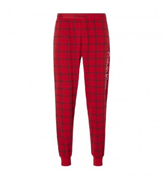 Calvin Klein Pantaloni lounge 000NM2223E rosso
