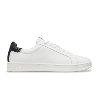 Calvin Klein Low Top Lace Up lder-sneakers hvid