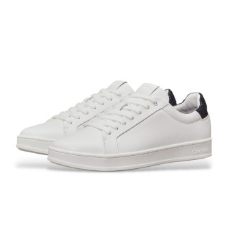 Calvin Klein Zapatillas de Piel Low Top Lace Up blanco