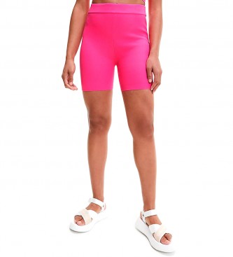 Calvin Klein Collant de cyclisme avec ceinture avec logo rose