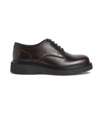 Calvin Klein Mocassins Derby castanhos em pele