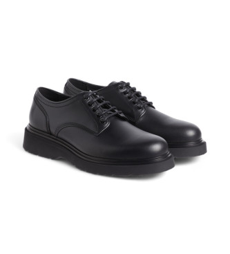 Calvin Klein Mocassins en cuir Derby noir