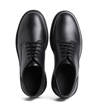 Calvin Klein Mocassins en cuir Derby noir