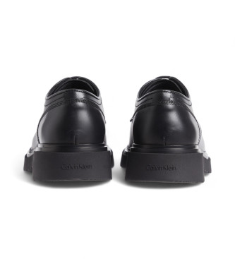 Calvin Klein Mocassins en cuir Derby noir