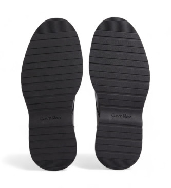 Calvin Klein Mocassins en cuir Derby noir