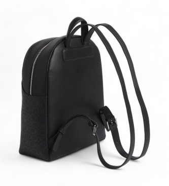 Calvin Klein Mochila redonda com logtipo preto