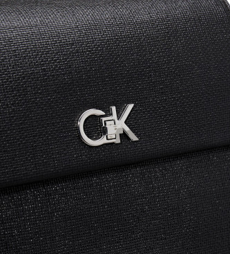 Calvin Klein Sac  dos avec rabat noir