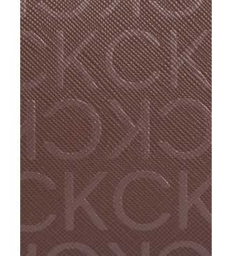 Calvin Klein Portefeuille bifold marron