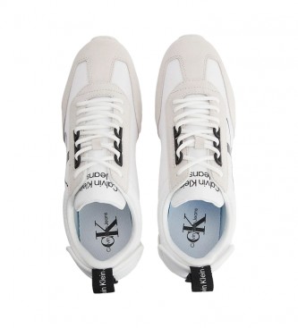 Calvin Klein New Retro Runner Poly Sneakers white