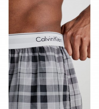 Calvin Klein 2 pack Modern Cotton slim fit boxer shorts black