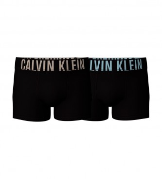Calvin Klein Pack 2 Bóxers Trunk negro