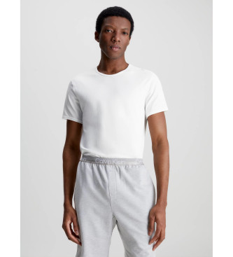 Calvin Klein Pack 2 camisetas manga corta Crew blanco 