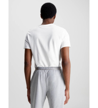 Calvin Klein Pack 2 white Crew short sleeve t-shirts 