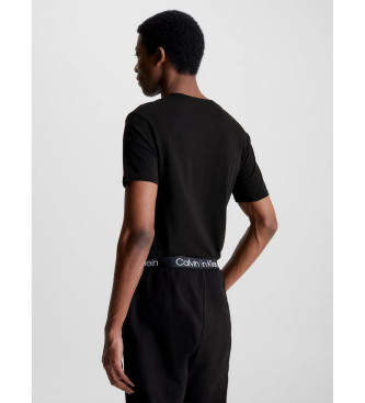 Calvin Klein Set van 2 zwarte Crew t-shirts met korte mouwen 