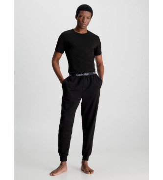 Calvin Klein Pakke med 2 sorte Crew kortrmede t-shirts 