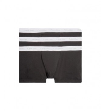 Calvin Klein Pack 3 groe Boxershorts - Cotton Stretch schwarz