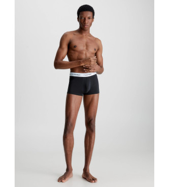 Calvin Klein Pack 3 Boxershorts med lg midja i bomullsstretch gr, vit, svart