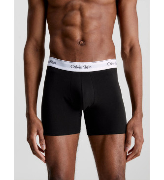 Calvin Klein Pack 3 boxershorts - modern bomull svart