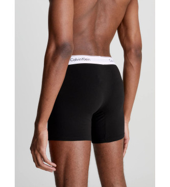 Calvin Klein Pack 3 boxershorts - modern bomull svart