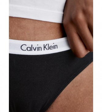 Calvin Klein Lot de 3 slips classiques blanc, noir, gris