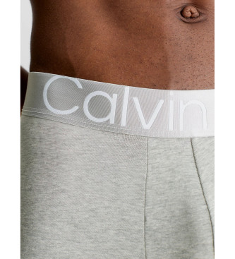 Calvin Klein Pakiranje 3 klasičnih spodnjih delov trenirke bele, sive, črne barve