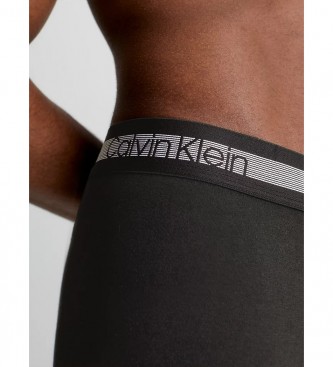 Calvin Klein Zestaw 3 bokserek chłodzących szary, biały, czarny