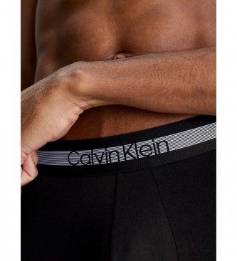 Calvin Klein Pack 3 Boxers Cooling preto 