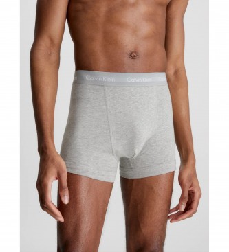 Calvin Klein Confezione da 3 boxer elasticizzati in cotone grigio