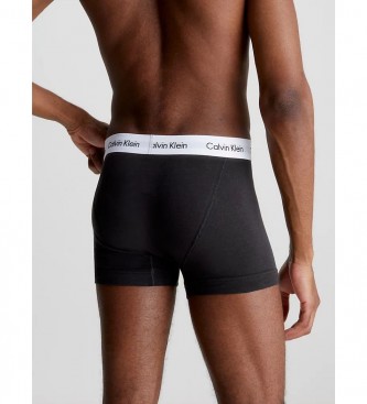Calvin Klein Confezione da 3 boxer in cotone elasticizzato nero, bianco