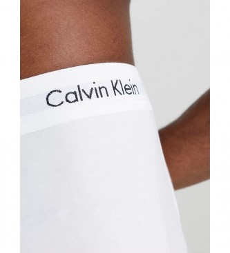 Calvin Klein Confezione da 3 boxer in cotone elasticizzato nero, bianco