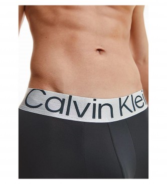 Calvin Klein Pacote 3 bxers Baixo Rise Trunk preto