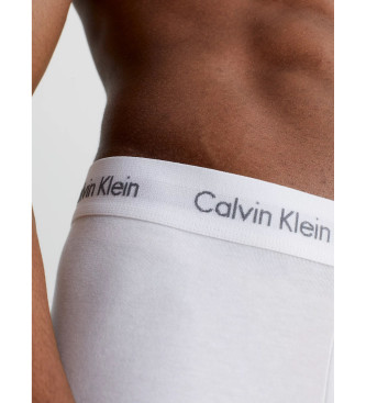 Calvin Klein Confezione da 3 boxer elasticizzati in cotone a vita bassa nero, bianco