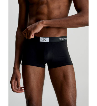 Calvin Klein Pack 3 Bxers Tiro Bajo negro