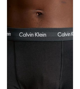 Calvin Klein Pack 3 Bóxers Trunk negro