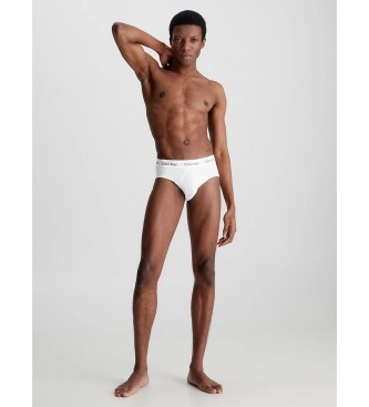 Calvin Klein Confezione da 3 slip in cotone elasticizzato bianchi