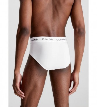 Calvin Klein Lot de 3 slips blancs en coton extensible