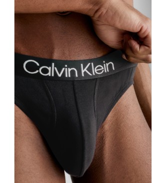 Calvin Klein Confezione Da 3 Slip - Struttura Moderna nero