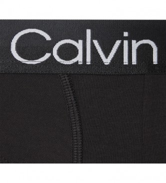 Calvin Klein Lot de 3 slips Modern Structure noir, blanc, gris