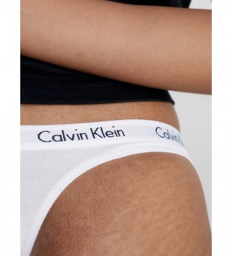 Calvin Klein Set 3 Klassieke Strings wit, zwart