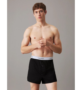 Calvin Klein Confezione da 2 boxer slim fit grigi, neri