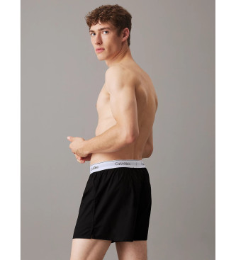 Calvin Klein Confezione da 2 boxer slim fit grigi, neri