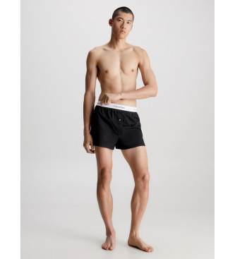 Calvin Klein Pakke med 2 Slim Modern Cotton Black Boxershorts