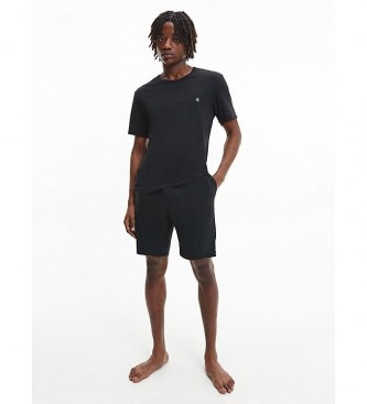 Calvin Klein T-shirt a maniche corte girocollo nere in confezione da 2