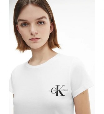 Calvin Klein Jeans Conjunto de 2 T-shirts Slim Monogram brancas, pretas