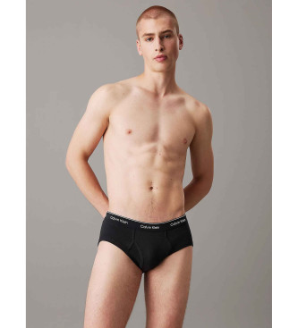 Calvin Klein Zestaw 3 sztuk bokserek Hip Brief w kolorze czarnym