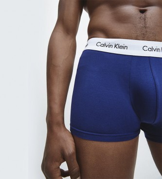 Calvin Klein Pack of 3 Cotton Stretch Undershot Boxers blue, white, red