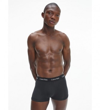 Calvin Klein Confezione da 3 boxer da tiro in cotone nero stretch
