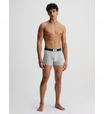 Calvin Klein Confezione da 3 boxer grigio, nero, bianco